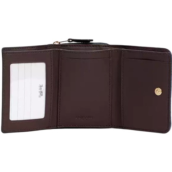 COACH Small Trifold Wallet - Picture 8 of 10